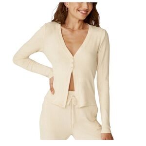 Beyond Yoga Well Traveled Cardigan Sweater Ivory